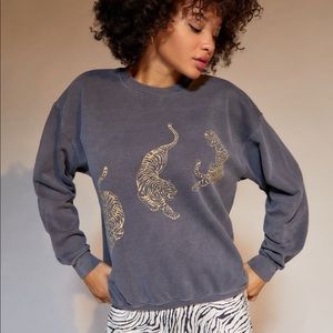 Project Social T Tiger Pullover Sweatshirt L/XL